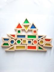 Ahşap Oyuncak Waldorf Rainbow Blokları