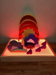 Waldorf Ahşap Işıklı Etkinlik Tablası