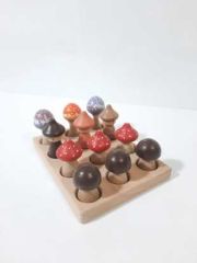 Waldorf Ahşap Oyuncak Yuvalama Mantar Set