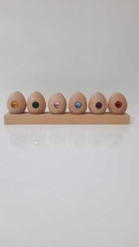 Waldorf Ahşap Oyuncak  Yuvalama Yumurta set