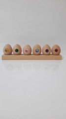 Waldorf Ahşap Oyuncak  Yuvalama Yumurta set