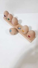 Waldorf Ahşap Oyuncak  Yuvalama Yumurta set