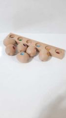 Waldorf Ahşap Oyuncak  Yuvalama Yumurta set