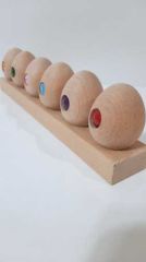 Waldorf Ahşap Oyuncak  Yuvalama Yumurta set