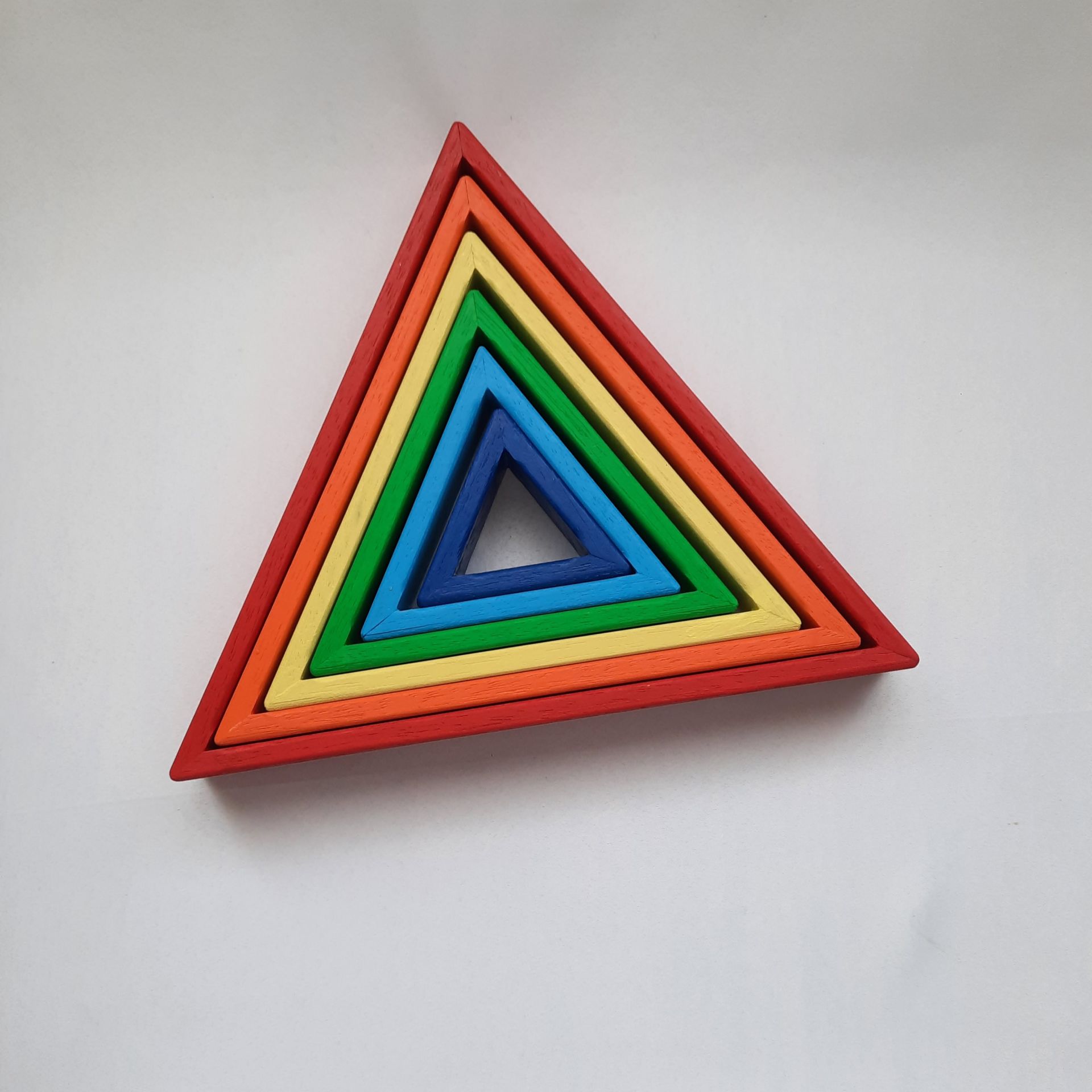 Ahşap Oyuncak Waldorf Üçgen şekiller