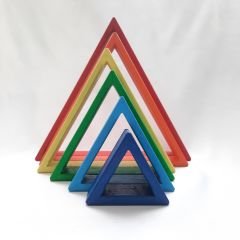 Ahşap Oyuncak Waldorf Üçgen şekiller
