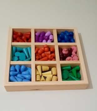 Ahşap Oyuncak Waldorf Mandala Motif Blokları