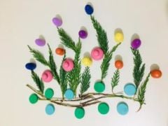 Ahşap Oyuncak Waldorf Mandala Motif Blokları