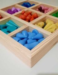 Ahşap Oyuncak Waldorf Mandala Motif Blokları