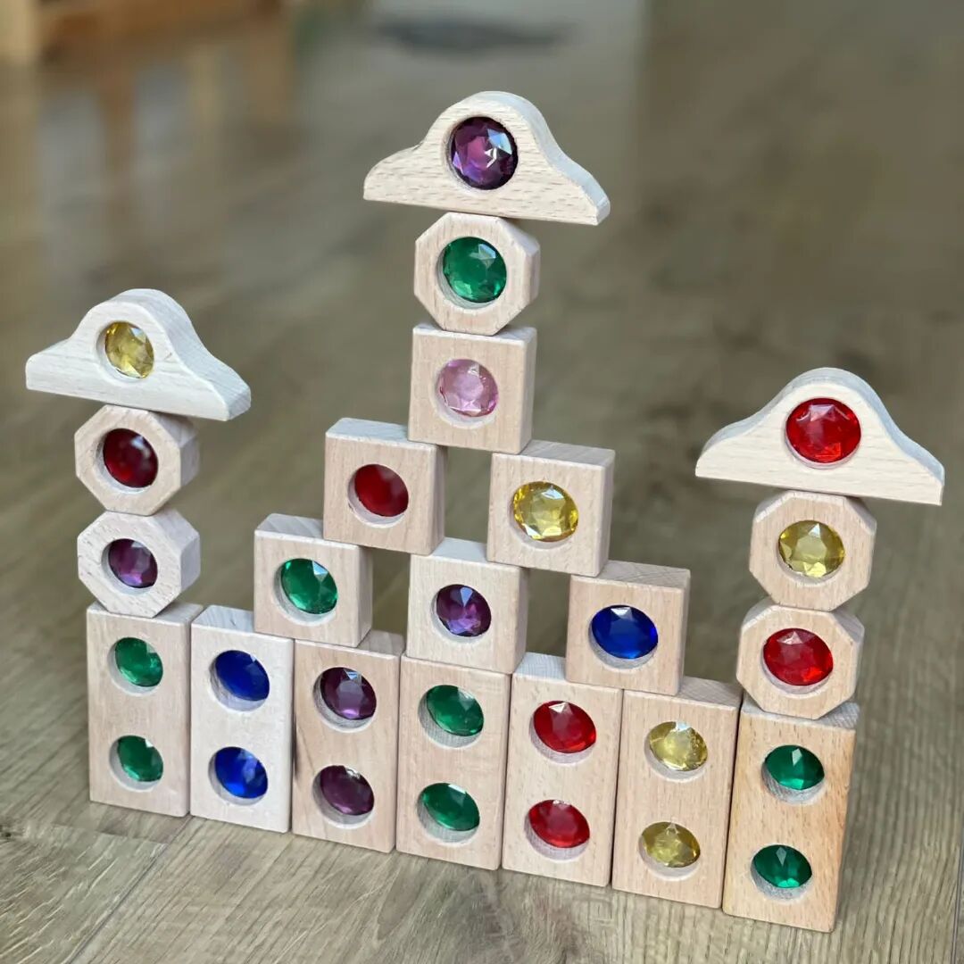 Ahşap Oyuncak Taşlı bloklar