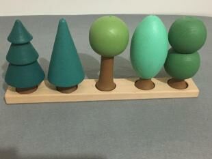 Ahşap Oyuncak  5'Lİ AĞAÇ SET