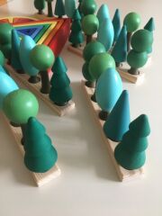 Ahşap Oyuncak  5'Lİ AĞAÇ SET