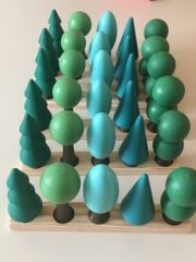 Ahşap Oyuncak  5'Lİ AĞAÇ SET