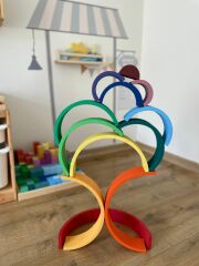 Ahşap Oyuncak Renkli Toplar ve Waldorf Set 4'lü