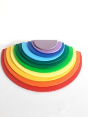 Ahşap Oyuncak Peg Bebekli 4Lü Waldorf Set