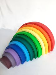 Ahşap Oyuncak Peg Bebekli 4Lü Waldorf Set