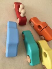 Ahşap Oyuncak 7'li Araba Set