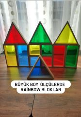 12'Li Büyük Boy Rainbow Blokları