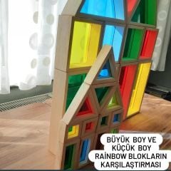 12'Li Büyük Boy Rainbow Blokları