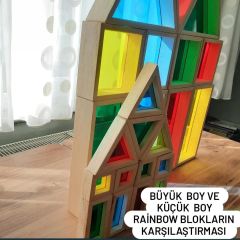 12'Li Büyük Boy Rainbow Blokları