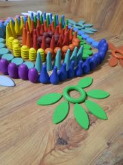 162 Parça Mandala motif Blokları