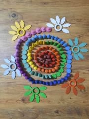 162 Parça Mandala motif Blokları