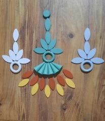 162 Parça Mandala motif Blokları