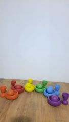 Waldorf  Ahşap Oyuncak 12 Parça  Yumurtalar