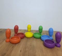 Waldorf  Ahşap Oyuncak 12 Parça  Yumurtalar