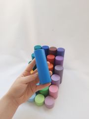 WALDORF AHŞAP OYUNCAK  RENKLİ SİLİNDİR SETİ