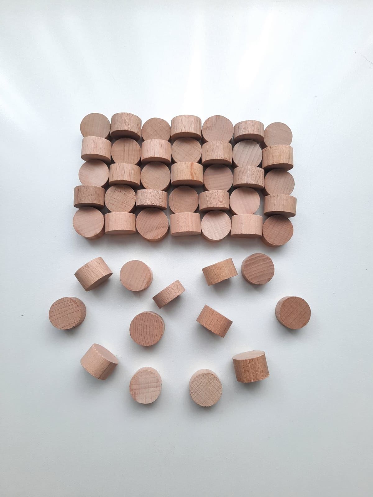 50 Adet Mini Silindir Küp