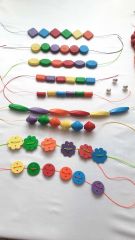 WALDORF AHŞAP OYUNCAK RENKLİ BONCUKLAR