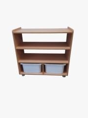 ÜÇ RAFLI ANAOKUL DOLABI